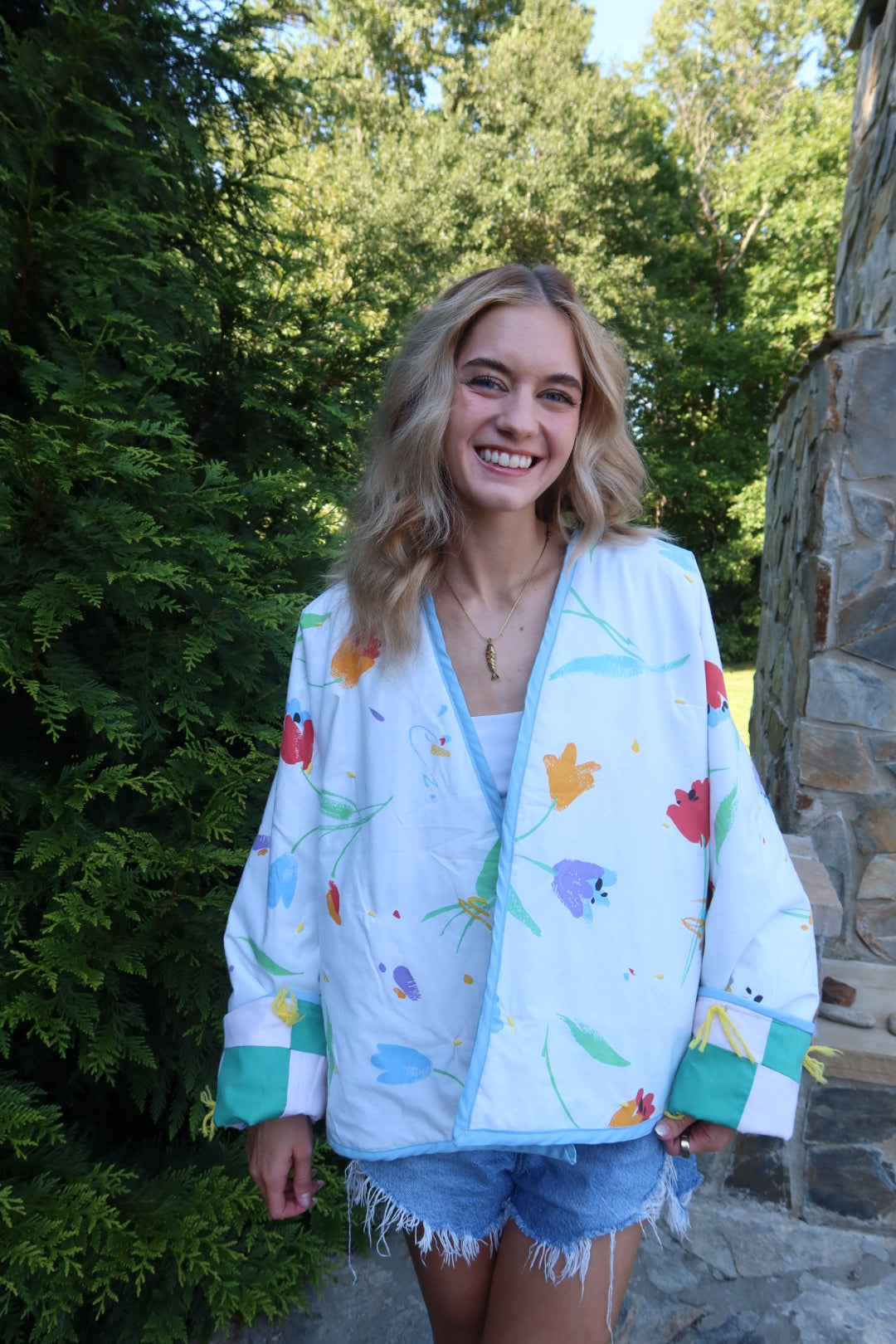 L/XL Reversible Quilt Jacket